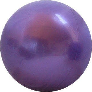 Italia Rubber Metal Gym Ball Violet
