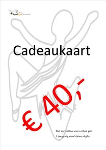 Cadeaukaart SpeelStylDeventer € 40,- euro