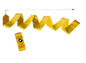 Wedstrijdlint SpeelStyl 6 m. lang GEEL (LET OP ZONDER LINTSTOKJE)