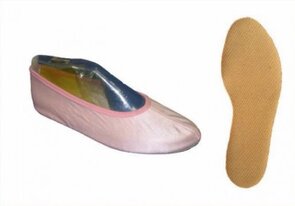 Gymnastiekschoen van satijn