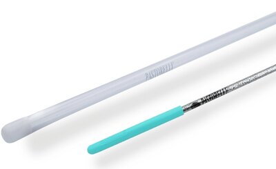 Flash Classic Stick Silver / Aquamarine grip  