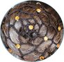 Zwart Hand gemaakte Rochet haarnet voor chignon met TOPAZ BRONZE beads