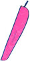 Lint / Stokje Hoes FLUO PINK