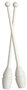 Pastorelli 41 cm Gym Clubs WHITE