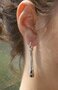 925 Silver CLUBS earrings