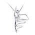 925 Silver RIBBON pendant necklace_